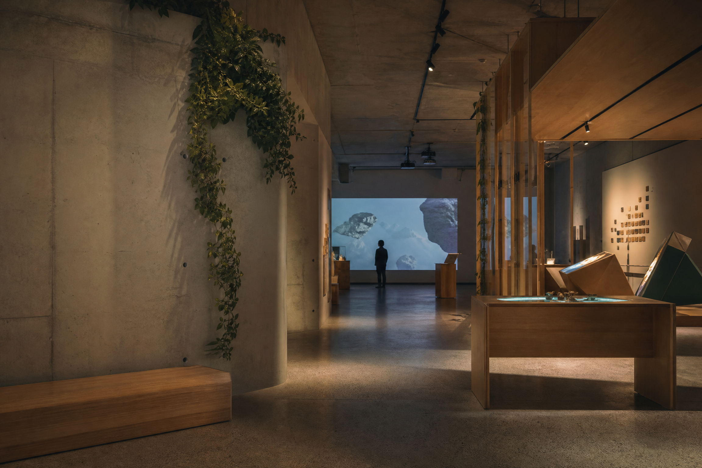 Contemporary Australian game exhibition space